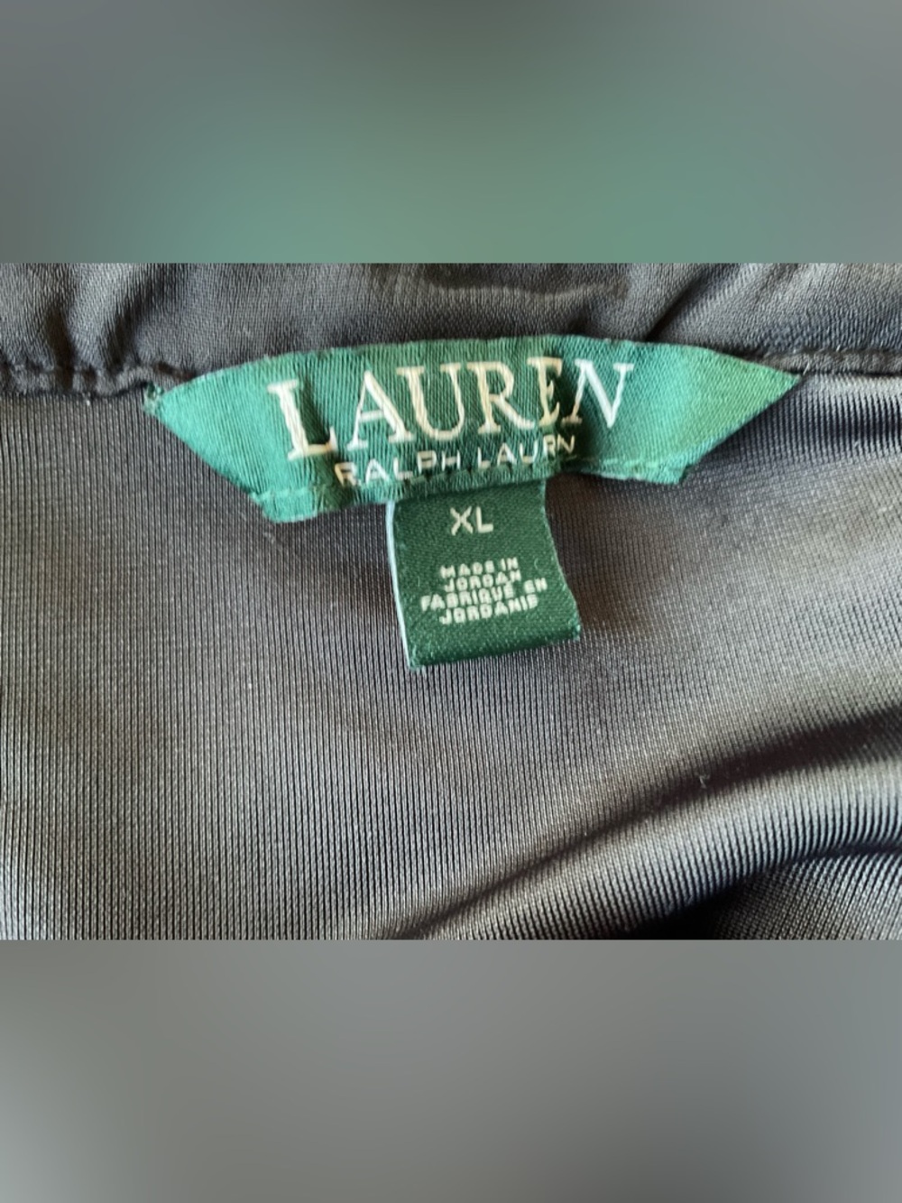 Lauren Ralph Lauren Velour Lounge Set Black XL Top L Pants Soft Stretch - Picture 3 of 13